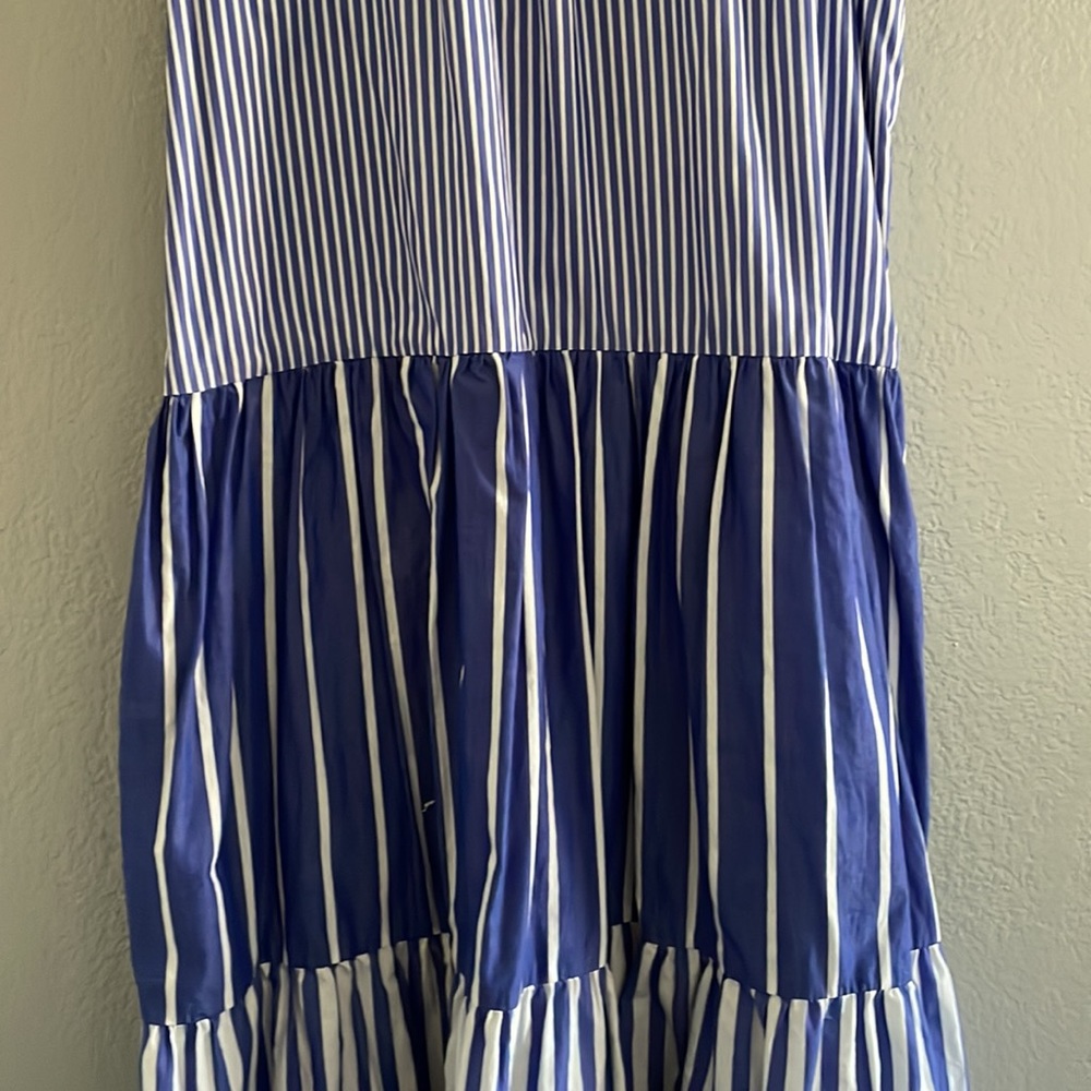 J. Crew Blue and White Striped Dress - Picture 7 of 10